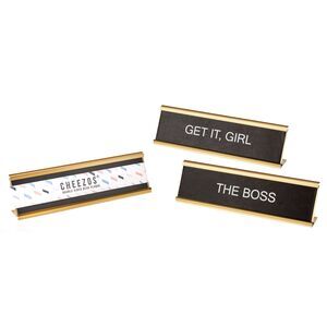 Cheezos Double Sided Desk Plaque